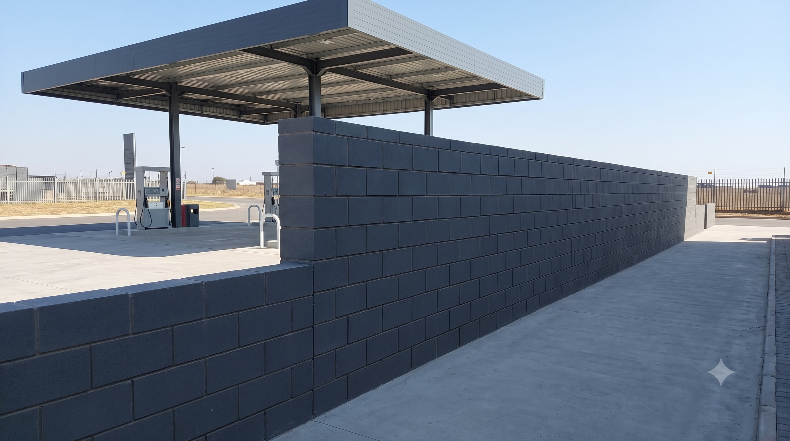 Fuel Station Canopy Wall